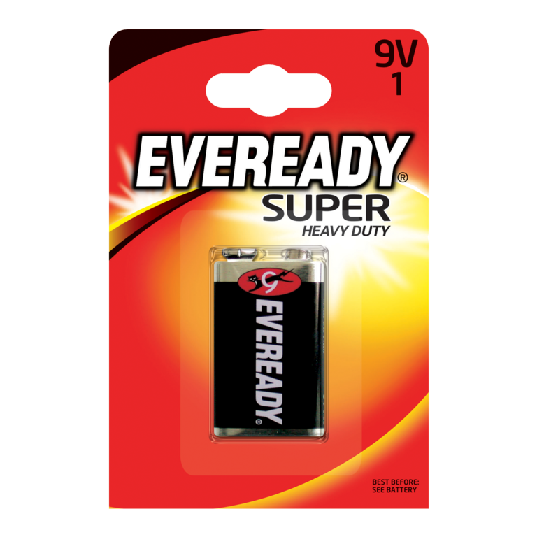 Eveready Super Heavy Duty Battery 9 V