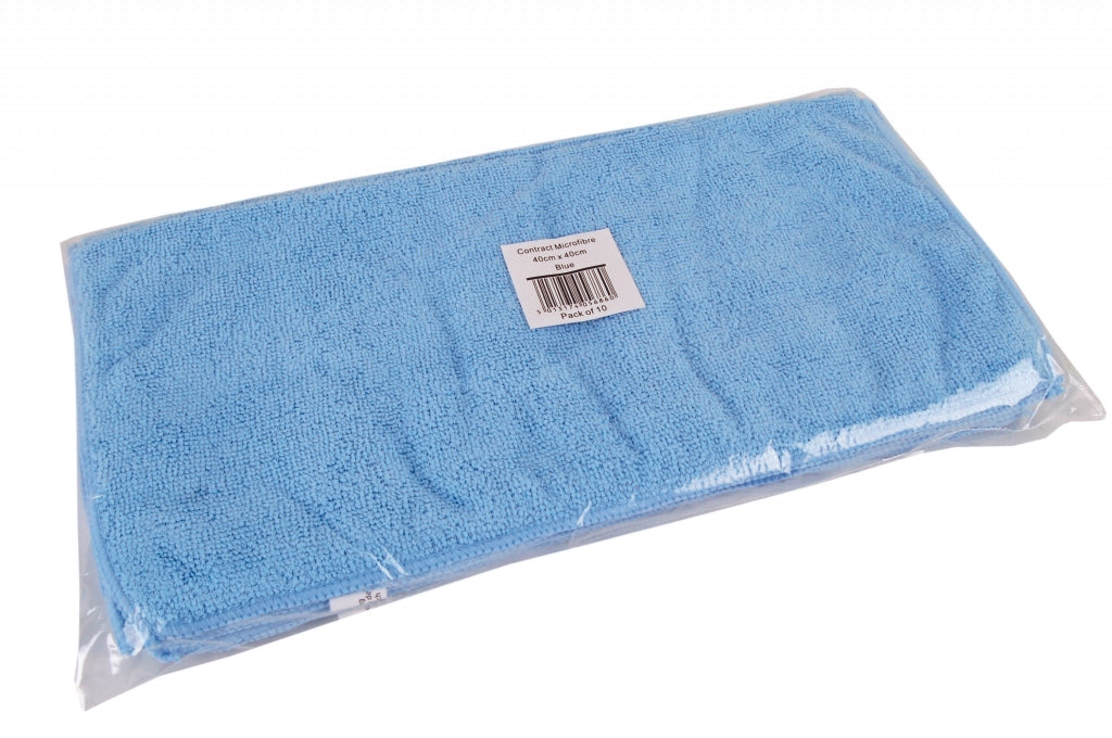 Robert Scott Contract Microfibre Cloth Pack 10 Blue