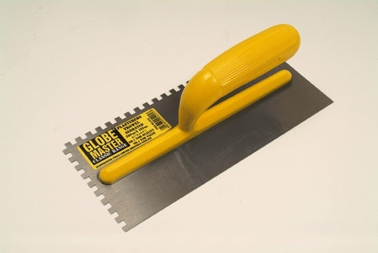 Globemaster Serrated Surface Trowel 280mmx120mm (11"X4.3/4")