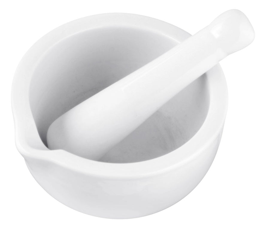 Fackelmann Porcelain Pestle & Mortar 11cm
