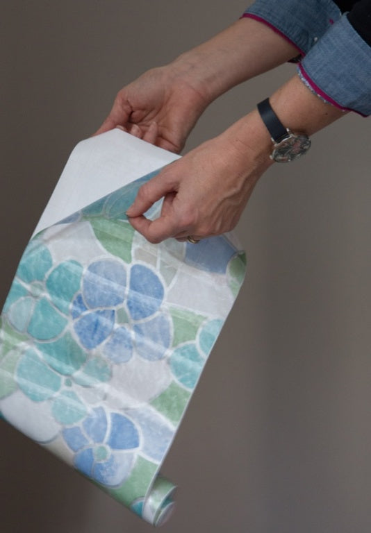 D C Fix�� Self Adhesive Film Lisboa Blue 45cm X 2m
