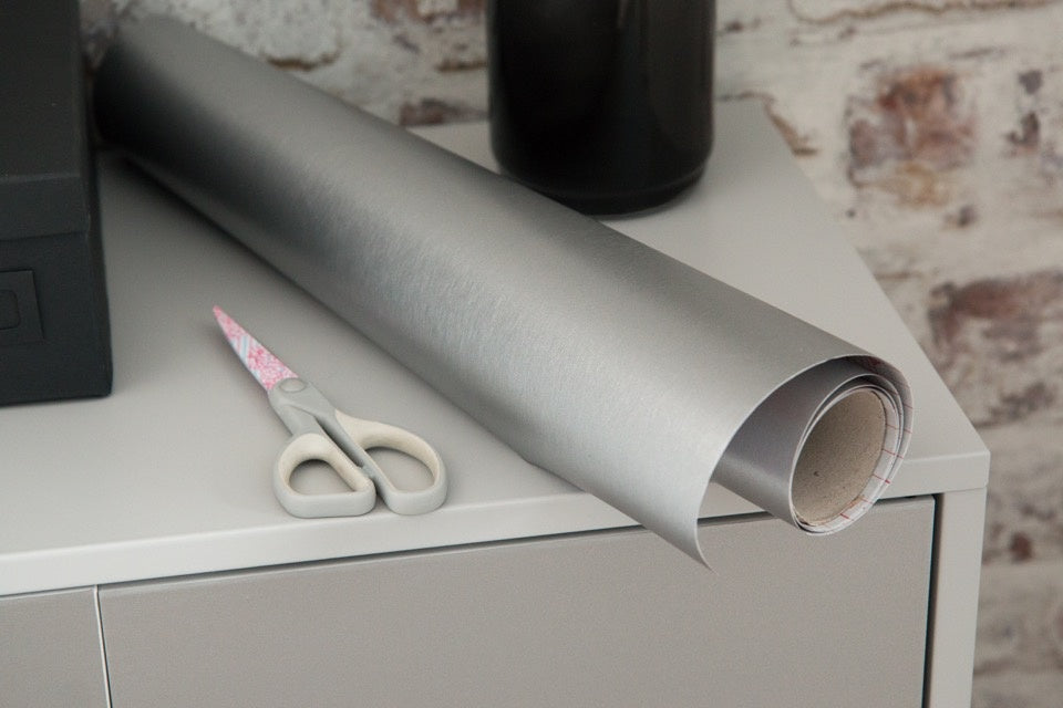 D C Fix�� Self Adhesive Film Metallic Brush 45cm X 1.5m