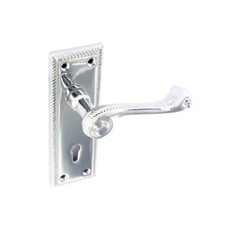 Securit Georgian Lock Handles Cp 150mm
