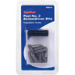 Supa Tool Pozi No.2 Screwdriver Bits