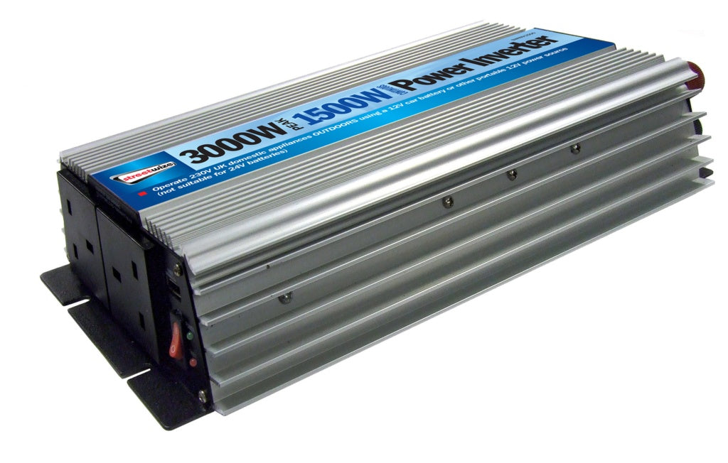 Streetwize Peak Inverter 1500 Watt / 3000 Watt
