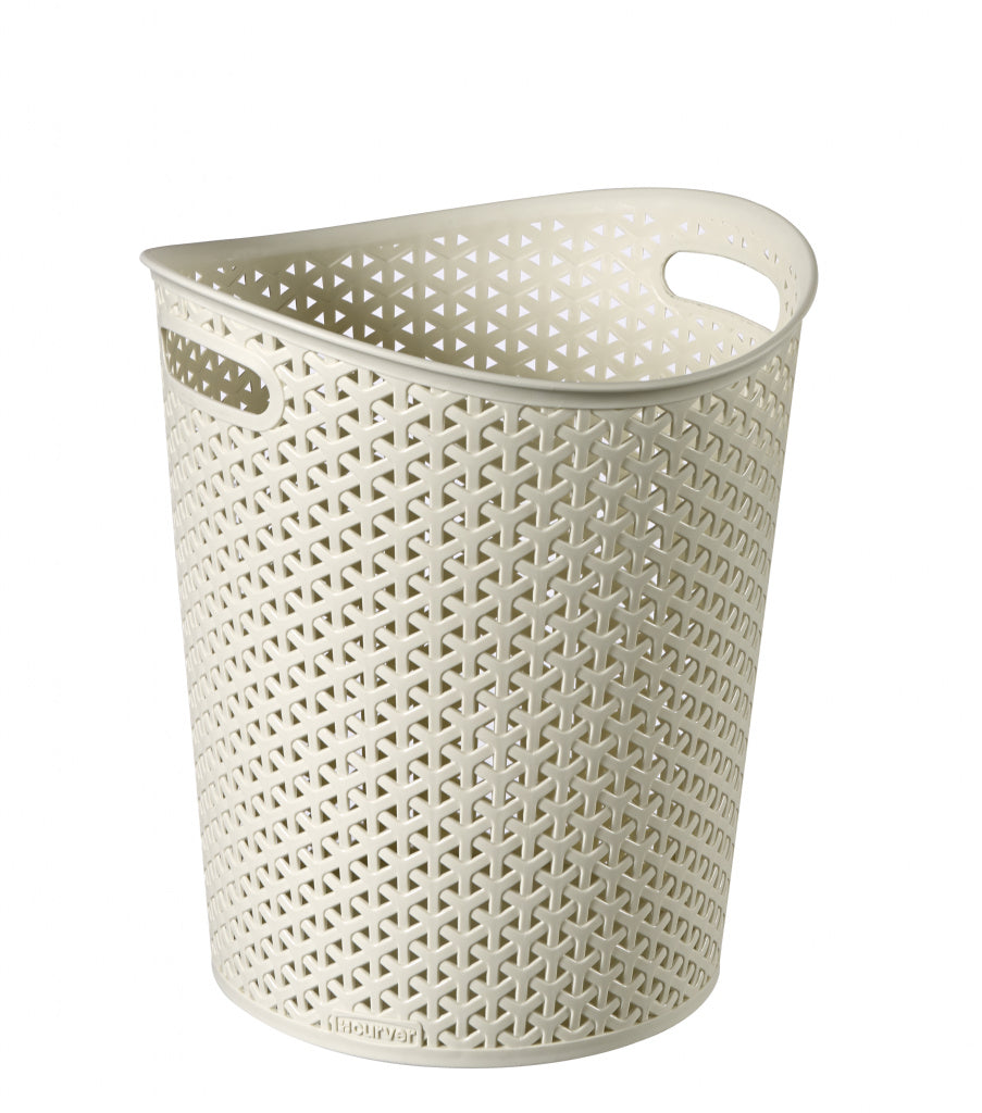 Curver My Style Paper Bin Vintage White 13 L