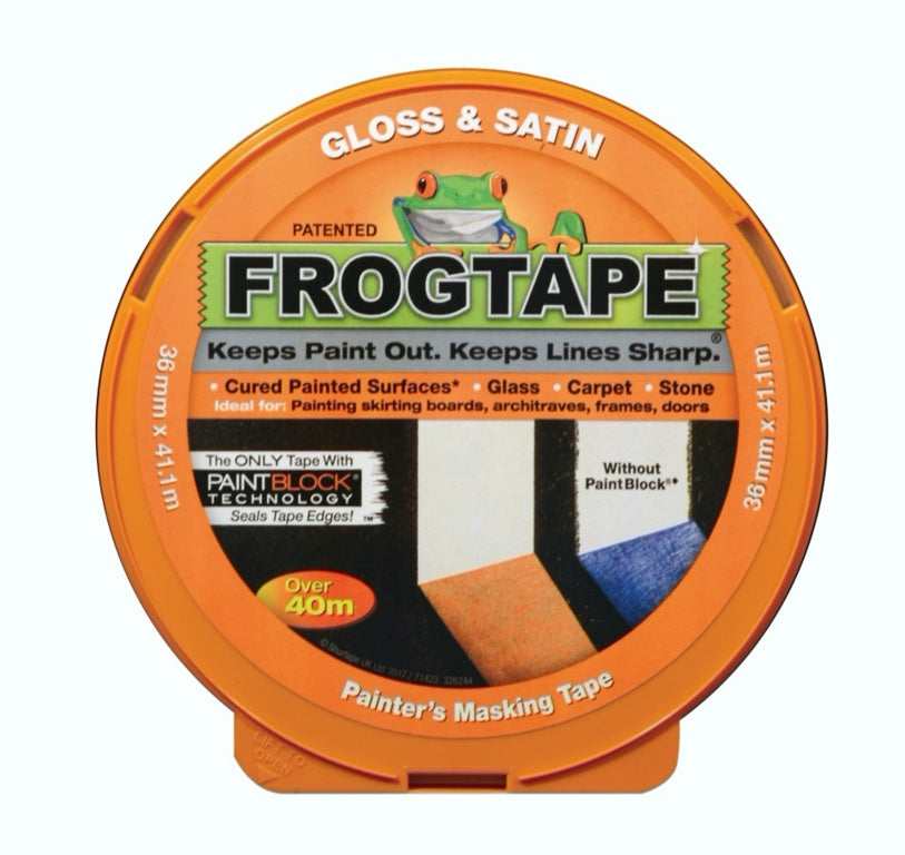Frog Tape Painter's Masking Tape 36mm X 41.1m Gloss & Satin