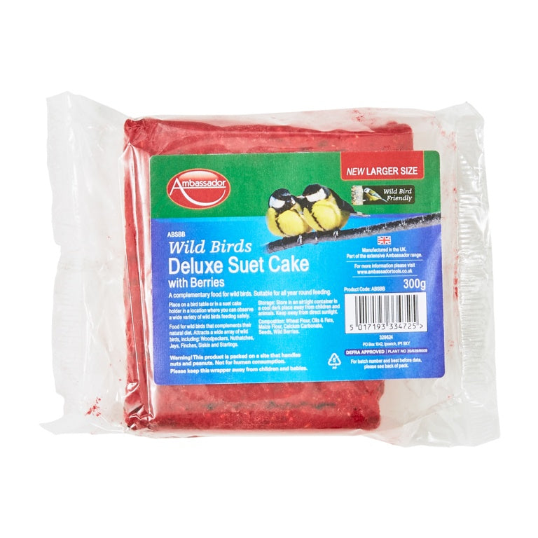 Ambassador Deluxe Suet Cake With Berries 300g