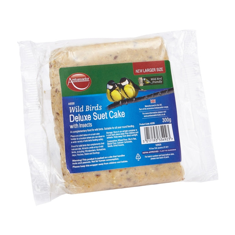 Ambassador Deluxe Suet Cake With Insects 300g