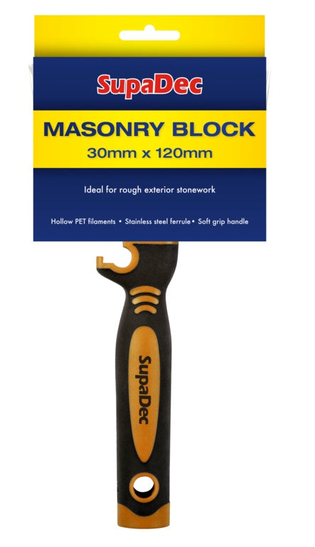 Supa Dec Masonry Block Brush 30mm X 120mm