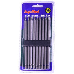 Supa Tool Bit Set 150mm 9 Piece