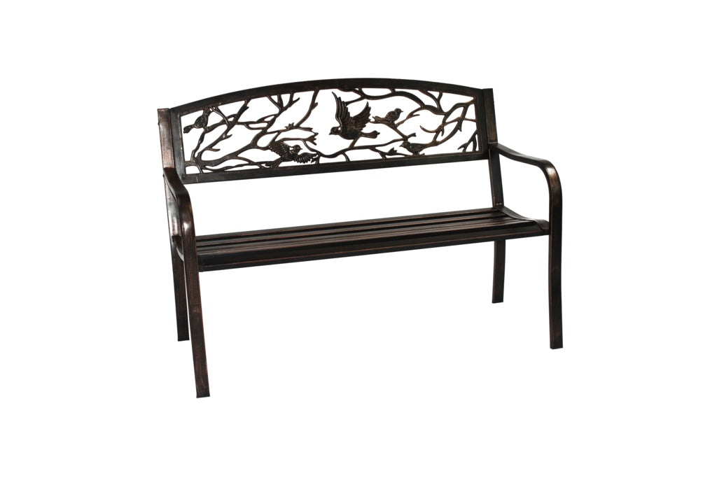 Supa Garden Bird Back Metal Bench