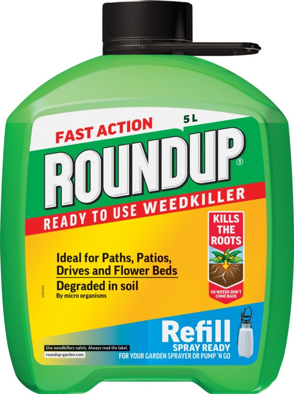 Roundup Fast Acting Pump N Go Refill 5 L