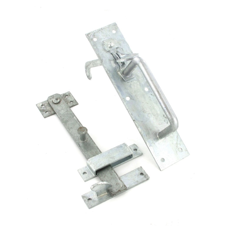 Securit 20/4l Heavy Suffolk Latch 215mm Galvanised Pack Of 3