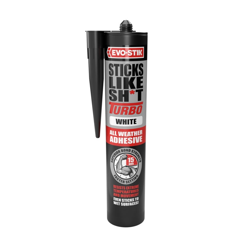 Evo Stik Sticks Like Sh*T Turbo White 290ml