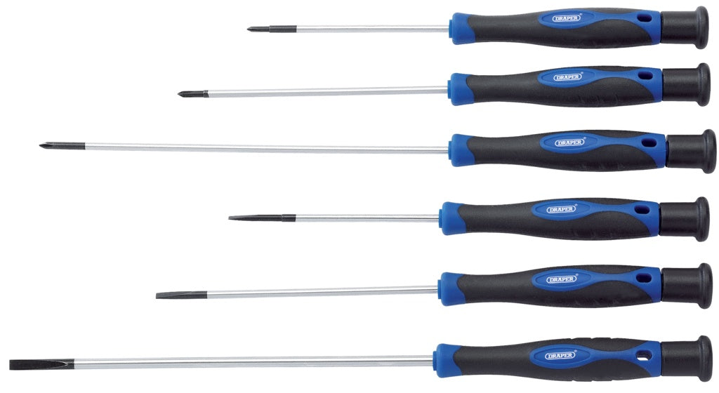 Draper Extra Long Precision Screwdriver Set 6 Piece