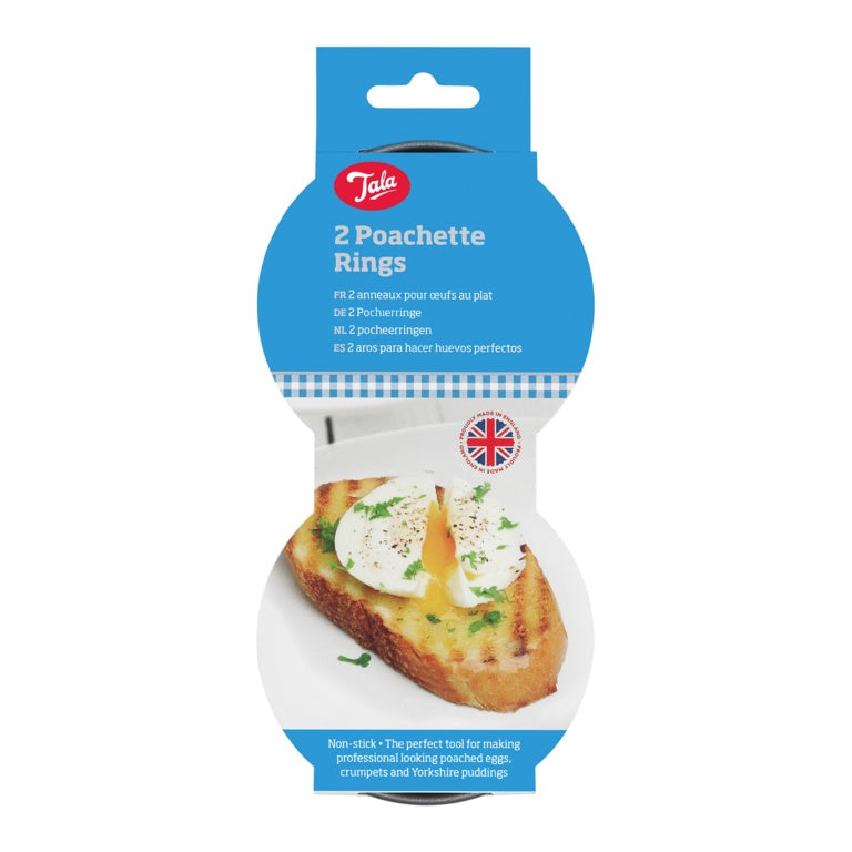 Tala Poachette Ring Non Stick Coated (Set Of 2)