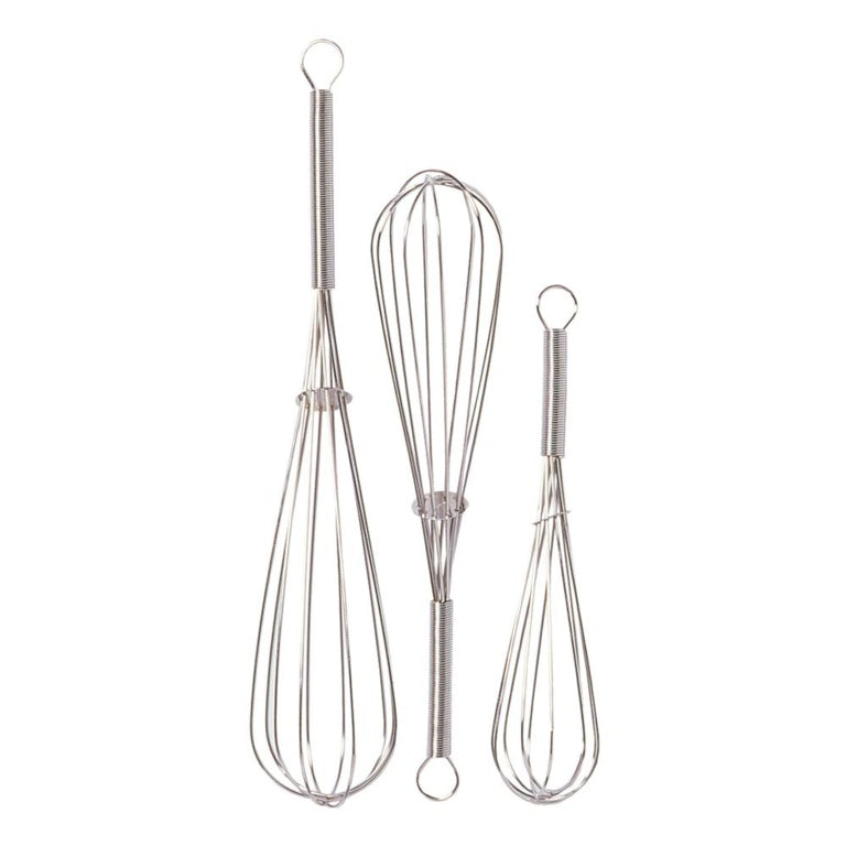 Chef Aid Whisks (Set Of 3) 20.5cm/22.9cm/25.5cm