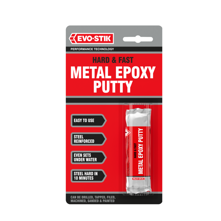 Evo Stik Hard & Fast Metal Epoxy Putty 50g