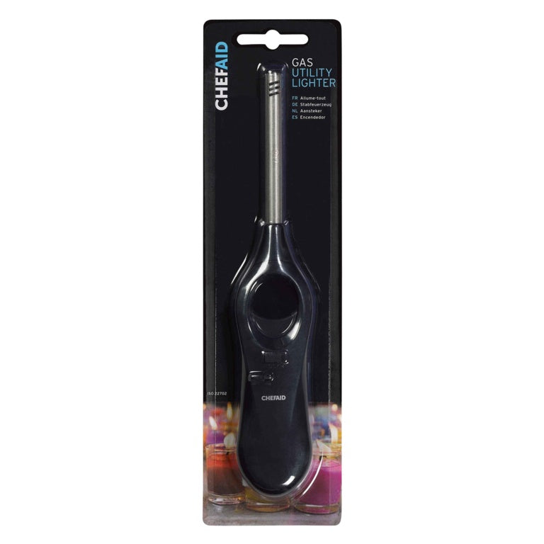 Chef Aid Clear Refillable Gas Lighter