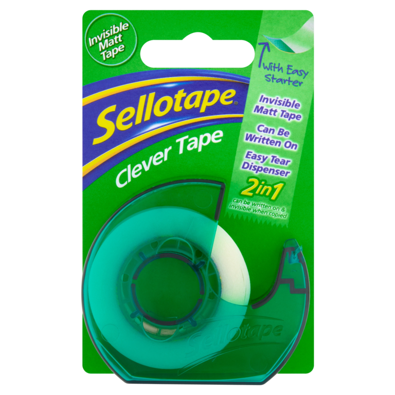 Sellotape Clever Dispenser 18mm X 25m