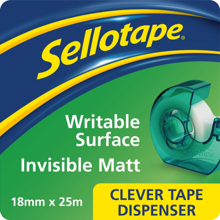 Sellotape Clever Dispenser 18mm X 25m