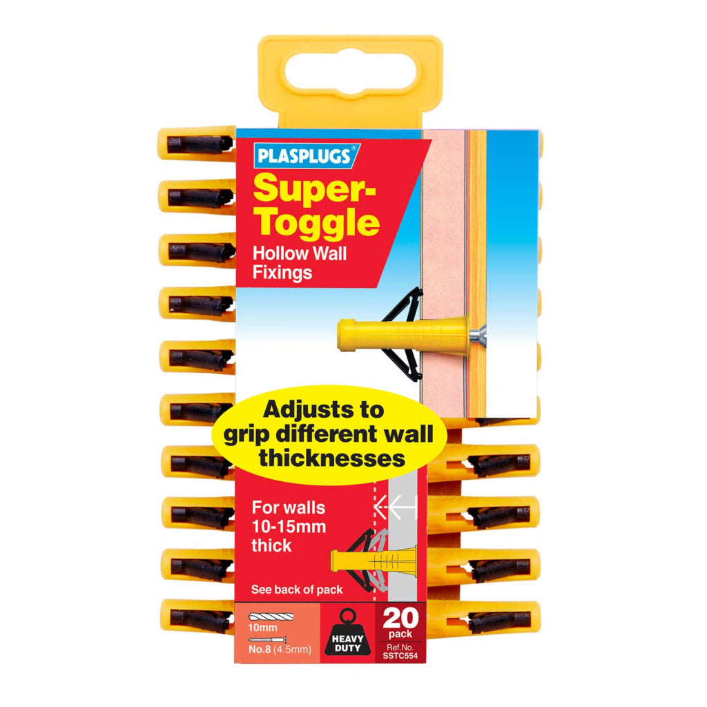 Plasplugs Super Toggle Hd Anchors 20 Pack