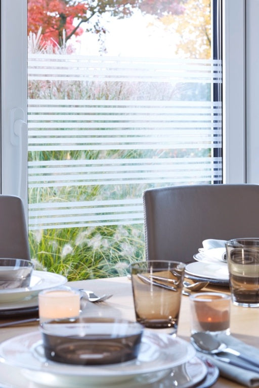 D C Fix�� Static Cling Window Film Stripe Clarity 30cm X 2m