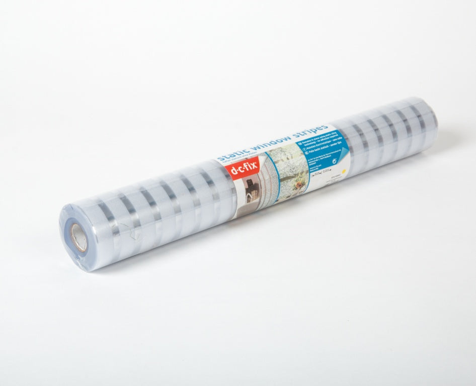D C Fix�� Static Cling Window Film Stripe Clarity 30cm X 2m