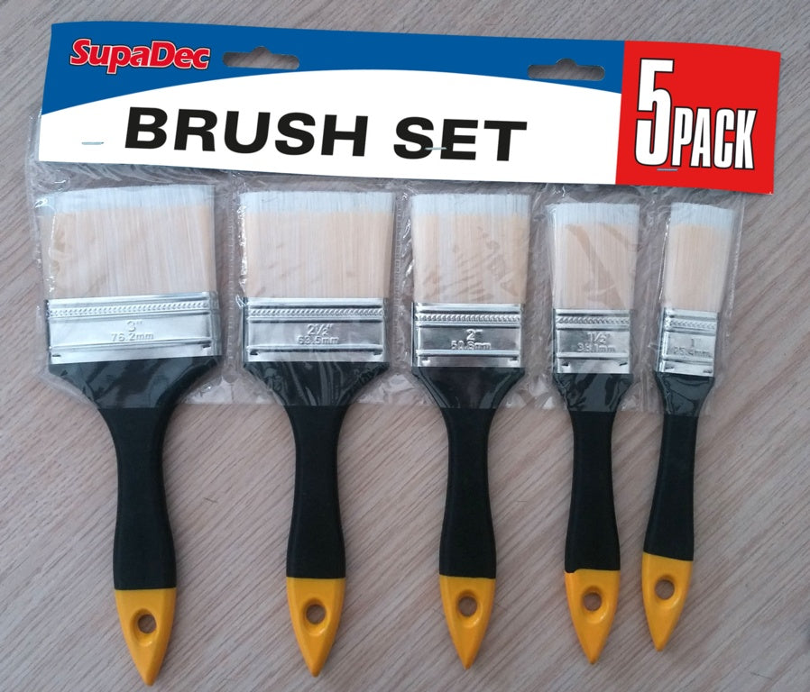 Supa Dec Brush Set 5 Piece