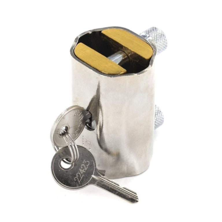 Securit Chain Lock Nickel Plated 6.10mm Pack Of 2
