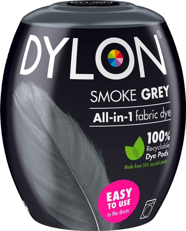 Dylon All In 1 Fabric Machine Dye Pod Smoke Grey