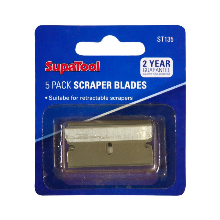 Supa Tool Scraper Blades 5 Piece