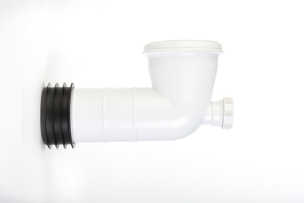 Make Wc Pan Connector With Access Hole & 90 Degree Bend