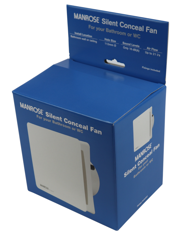 Manrose Silent Fan Conceal Standard