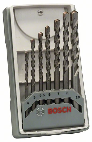 Bosch Cyl 3 Concrete Drill Bit Set 7 Piece