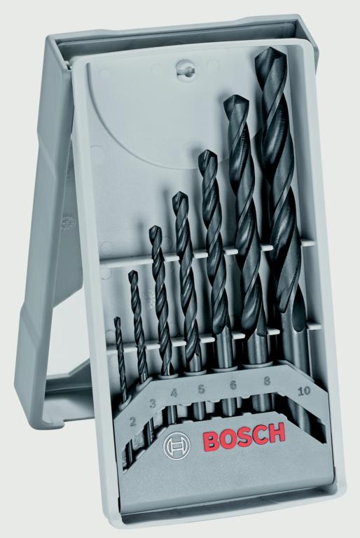 Bosch Metal Drill Bit Set Hss R Din 338 7 Piece