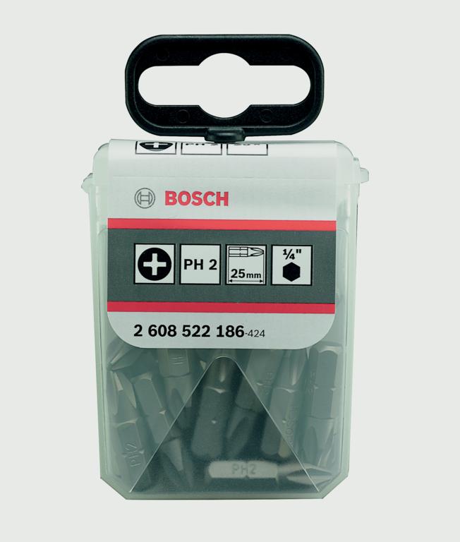 Bosch Ph2 Screwdriver Bit Set 25 Pack
