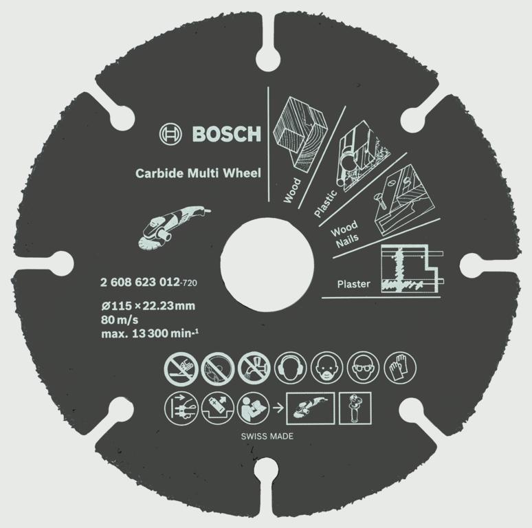Bosch Carbide Multi Wheel 115mm