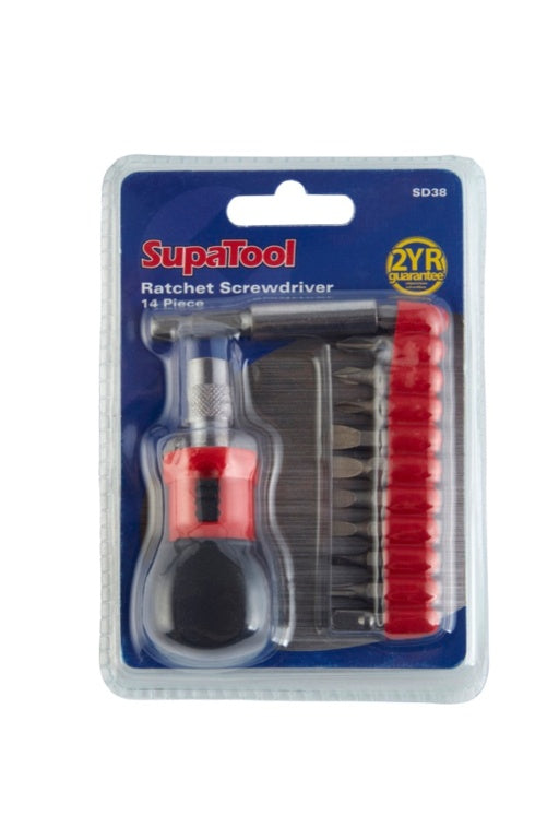 Supa Tool Ratchet Screwdriver Set