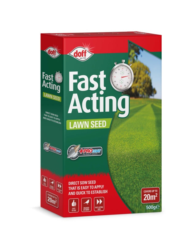 Doff Fast Acting Lawn Seed With Procoat 500g