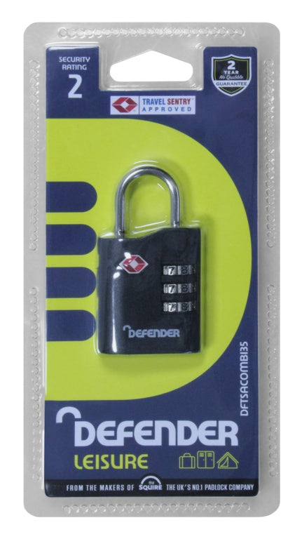 Defender Recodable Padlock 35mm