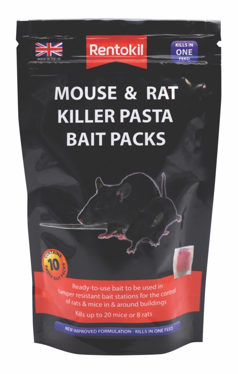 Rentokil Mouse & Rat Killer Pasta Bait 10 Sachet