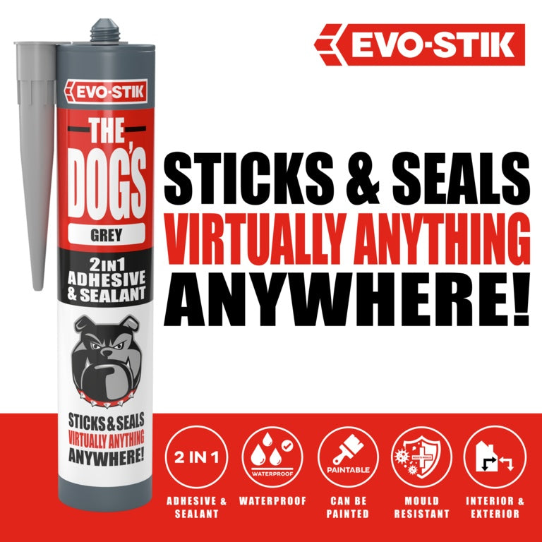 Evo-Stik The Dog's 2 In 1 Adhesive & Sealant