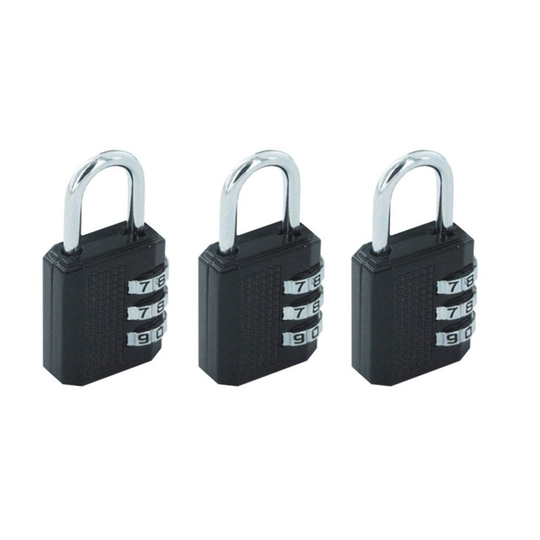 Securit Resettable Code Lock 3 Pack 35mm Black