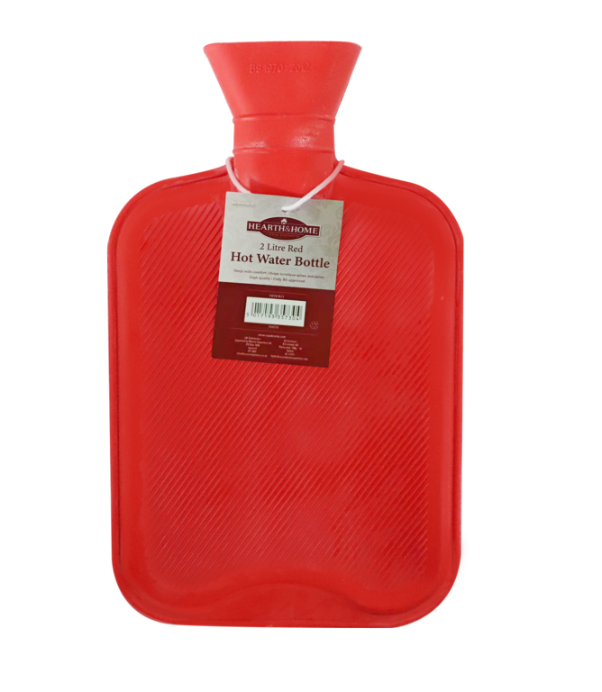 Hearth & Home 2 L Hot Water Bottle Red
