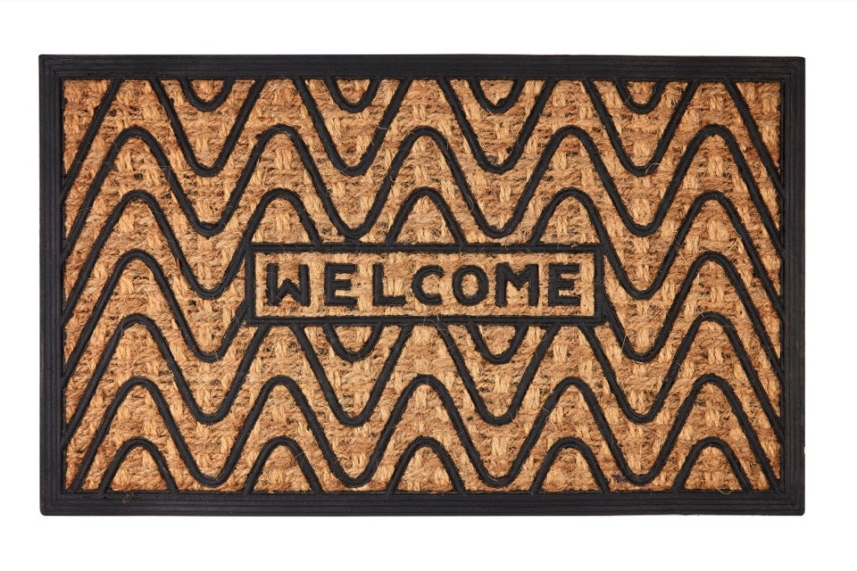 Groundsman Rubber & Coir Mat 75 X 45cm
