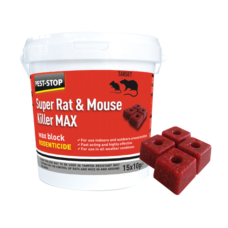 Pest Stop Super Rat And Mouse Killer 15 X 10g