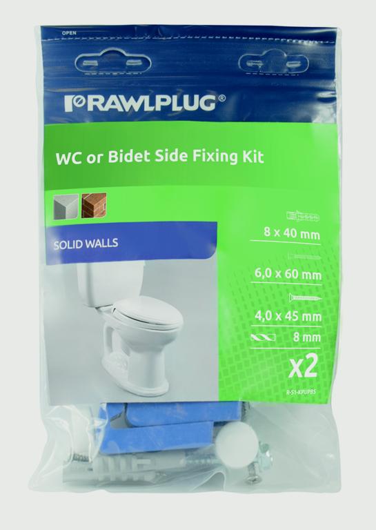 Rawlplug Wc Or Bidet Side Fixing Kit