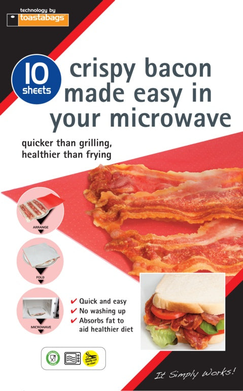 Toastabags Crispy Bacon Sheets Pack 10